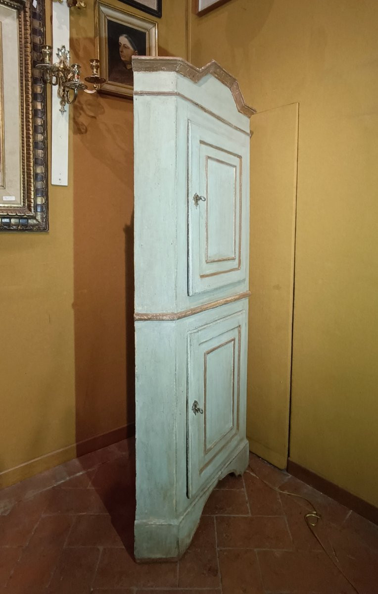  Second Half Of The 19th Century Lacquered Corner Cabinet-photo-4