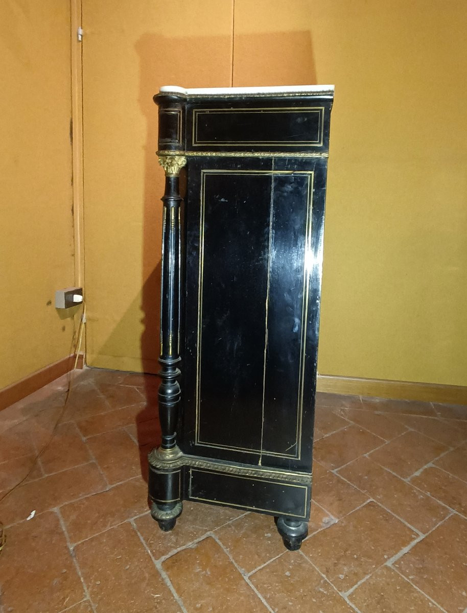 PETIT BUFFET BOULLE NAPOLEON III MILIEU DU 19ème SIÈCLE-photo-4