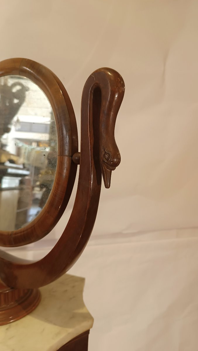 Early 19th Century Empire Column Shaving Stand-photo-7
