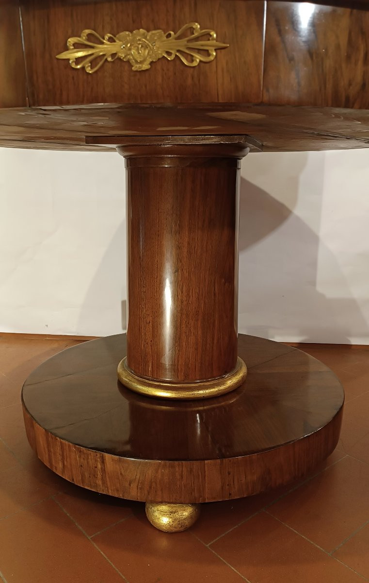 Late 18th Century Directory Walnut Table-photo-2