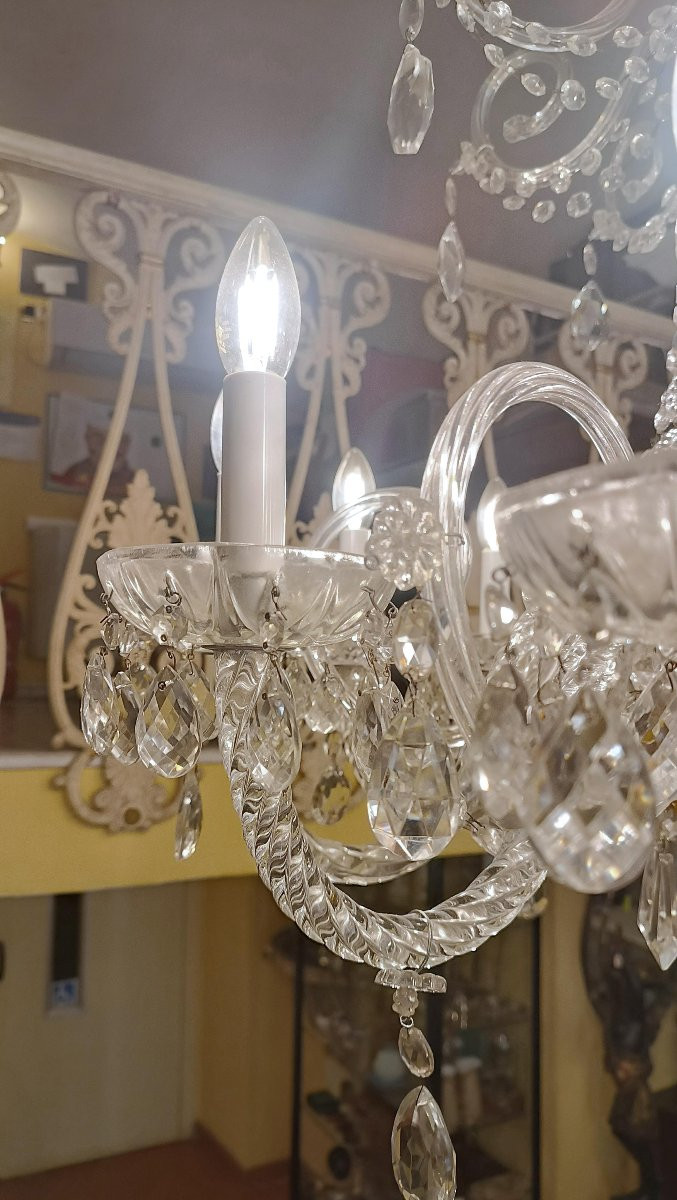 Late 19th Century Crystal Chandelier-photo-5