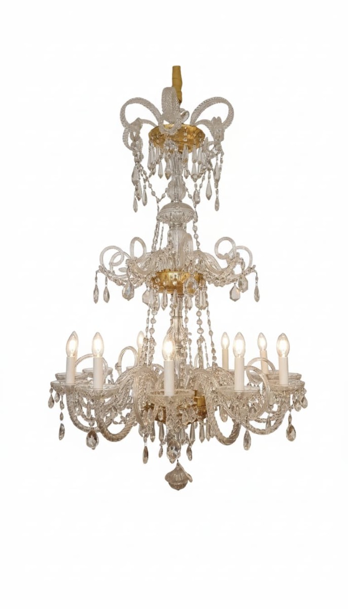 Late 19th Century Crystal Chandelier