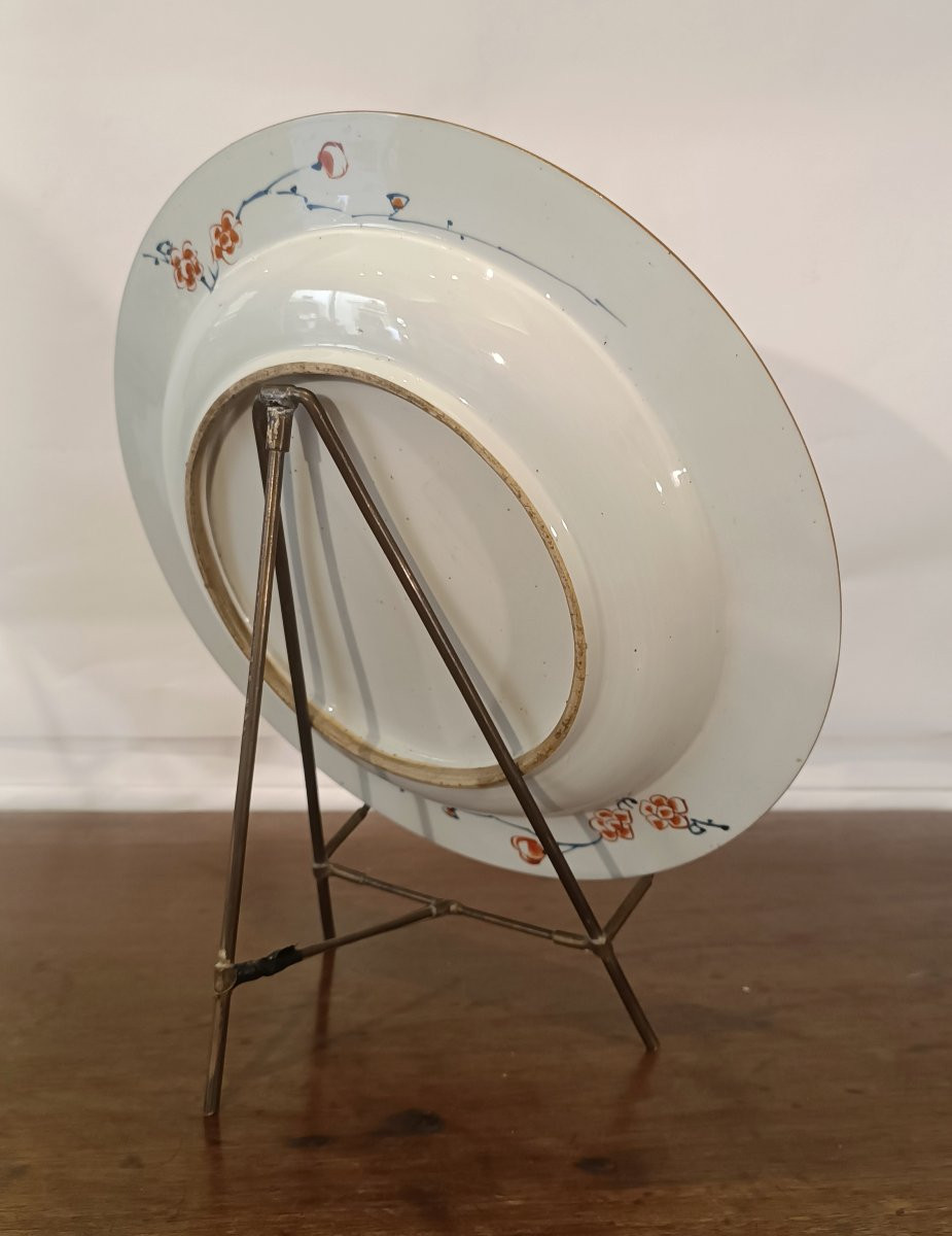 Late 18th Century Large Qing Tray With Imari Decorations-photo-1