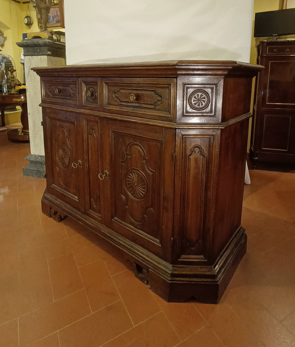 Second Half Of The 19th Century Walnut Sideboard-photo-3