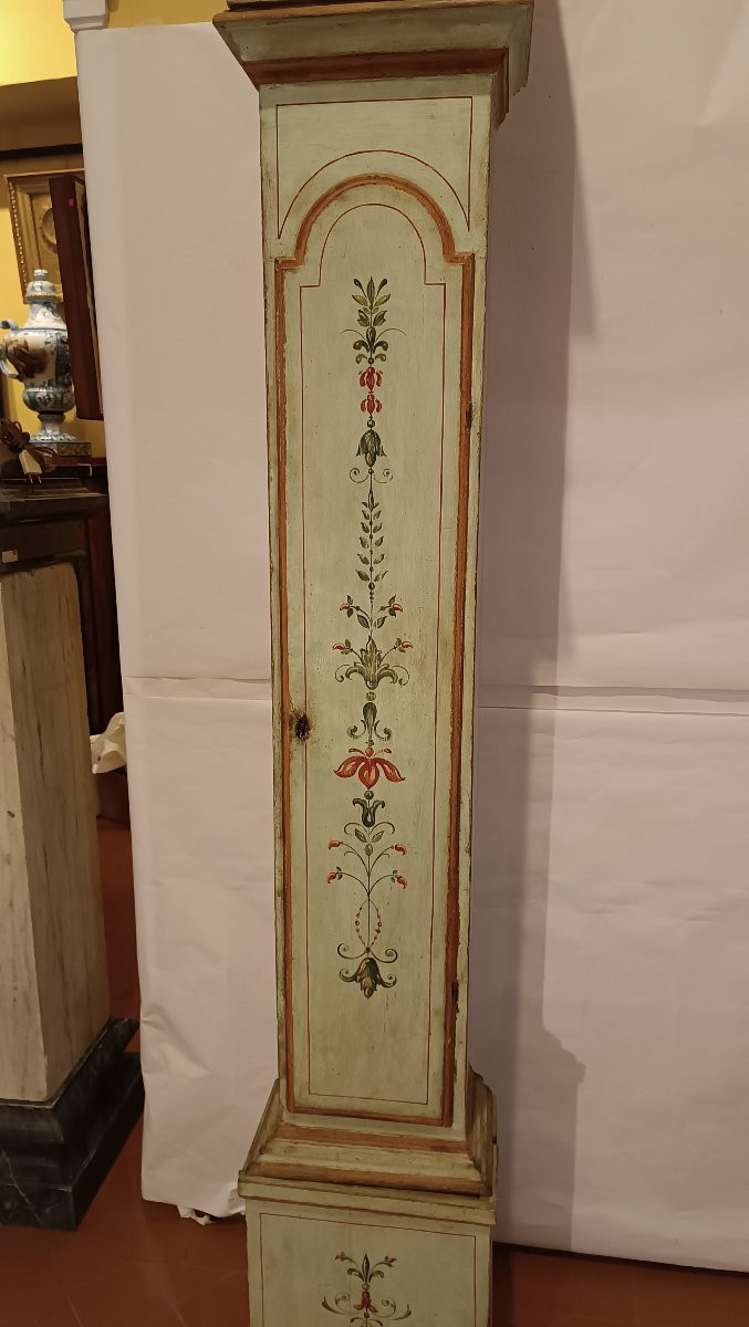 Early 19th Century Lacquered Column Clock-photo-6