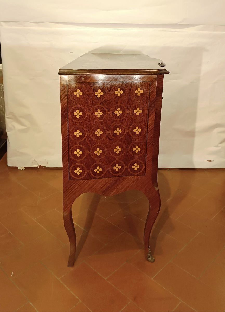COMMODE MARQUETÉE DÉBUT 20ème SIÈCLE-photo-1