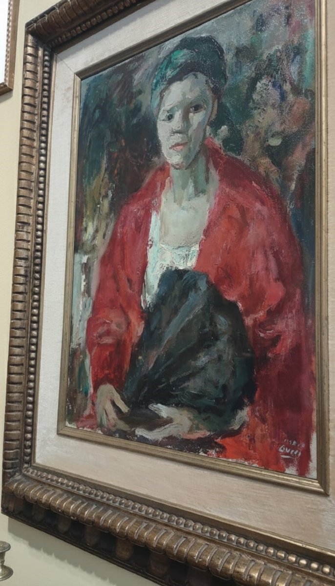 Female Portrait By Mario Bucci 1970-photo-5