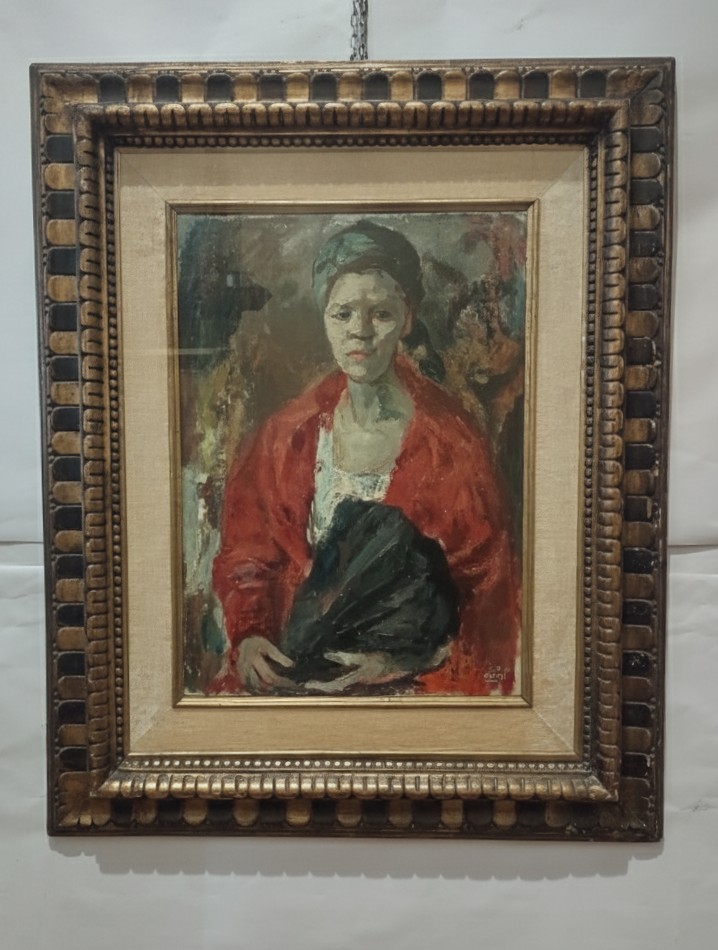 Female Portrait By Mario Bucci 1970