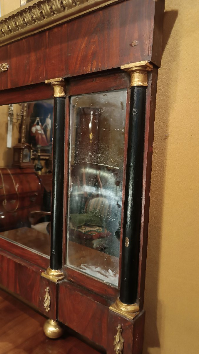 Early 19th Century Empire Mirror-photo-4
