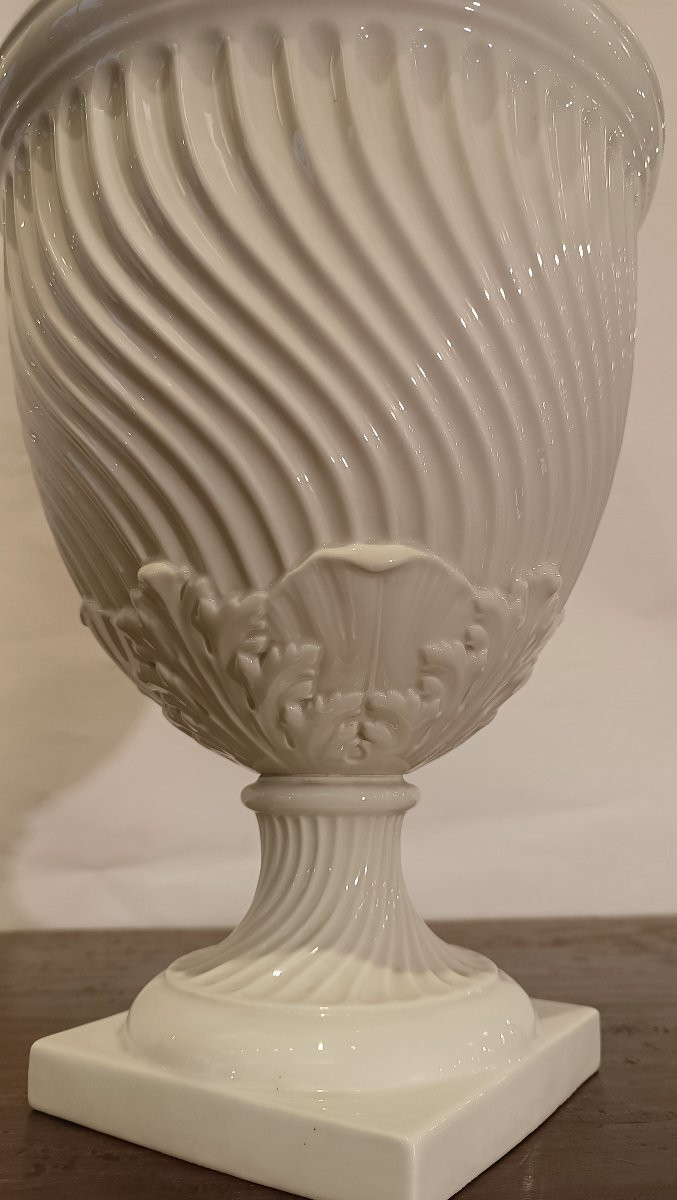 1950s-1960s Ginori Vase In Medici Style -photo-2