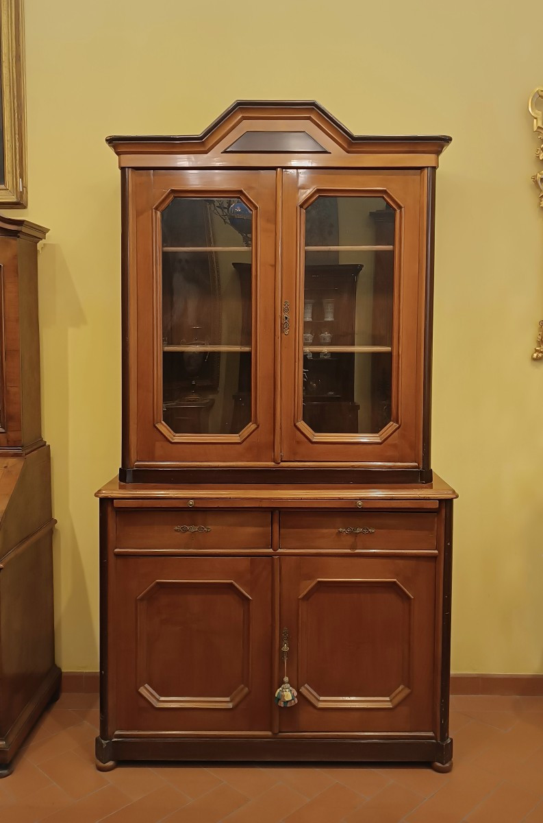 Second Half Of The 19th Century Louis Philippe "bookcase" Display Case