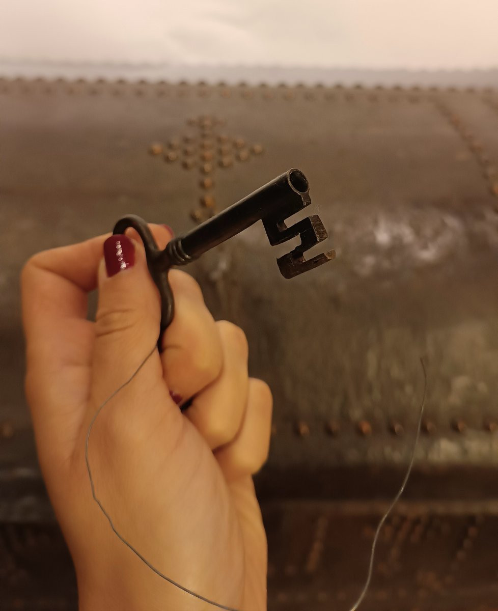 Late 17th Century Leather Carriage Trunk-photo-6