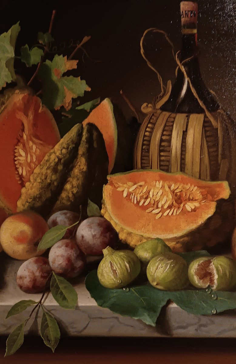  Late 19th Century Pair Of Meucci Still Lifes-photo-7