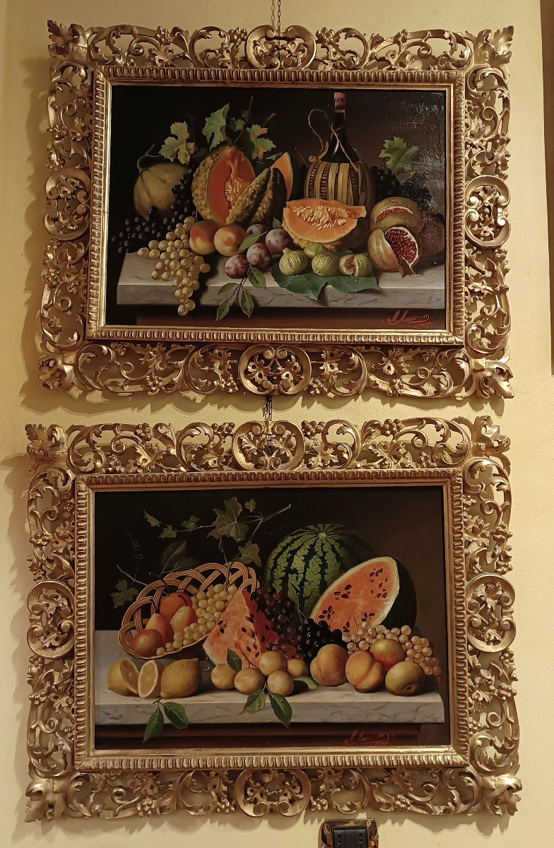  Late 19th Century Pair Of Meucci Still Lifes