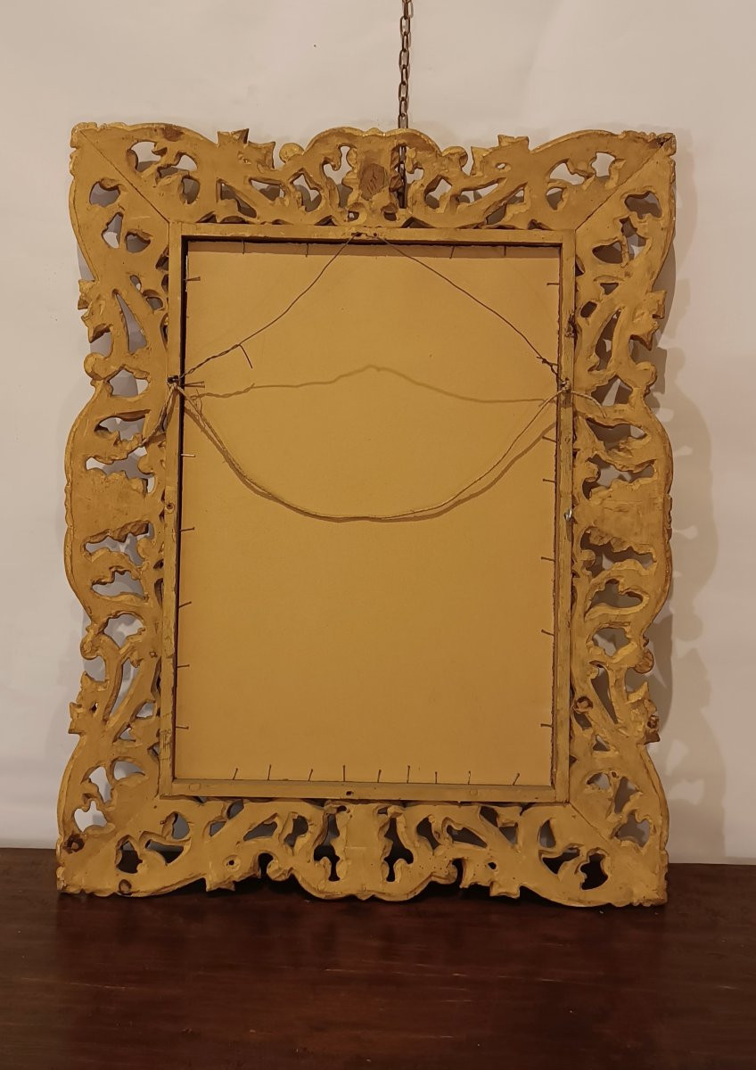 MIROIR EN BOIS DORÉ PREMIÈRE MOITIÉ DU 19ème SIÈCLE-photo-6