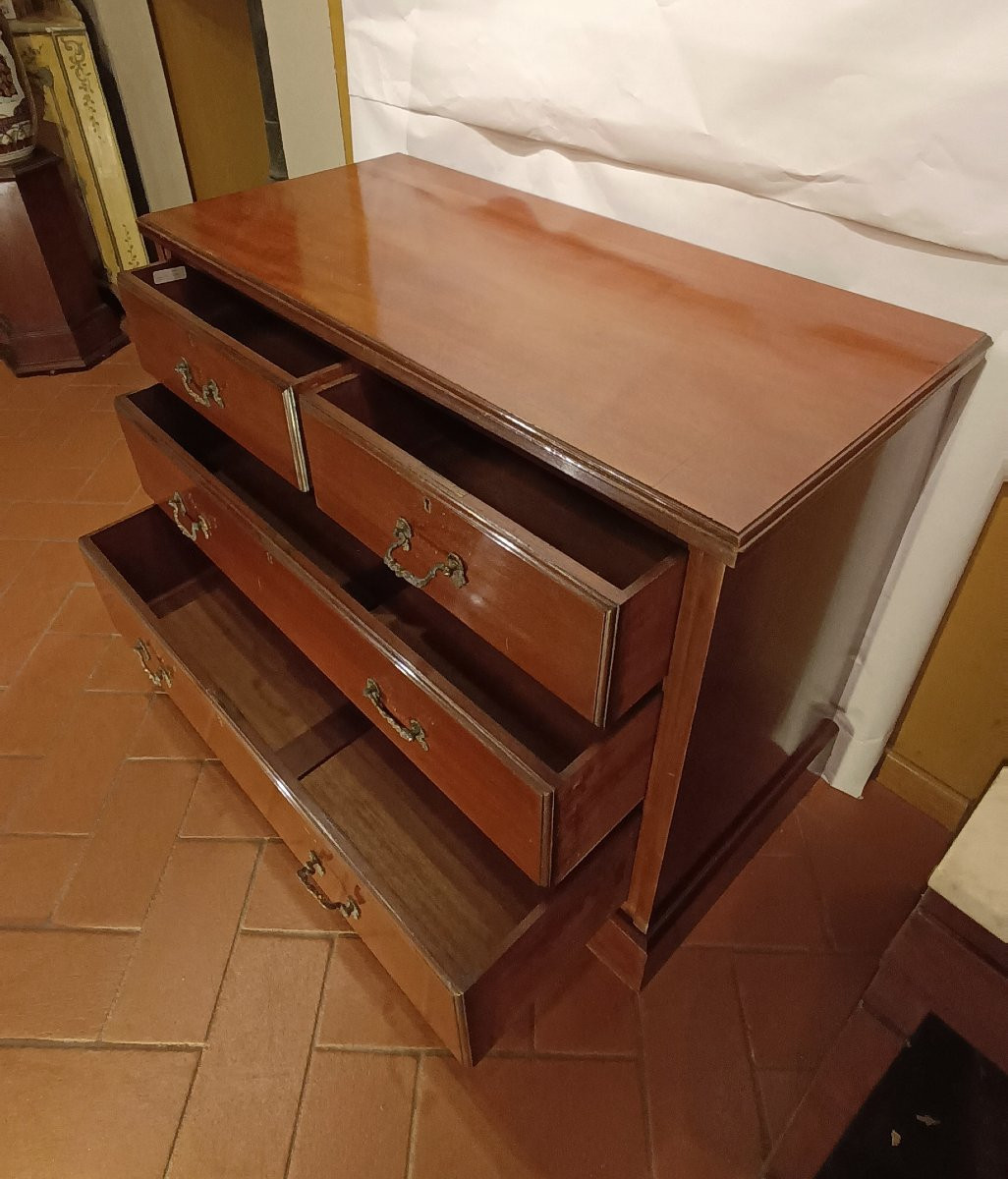 Second Half Of The 19th Century Mahogany Chest Of Drawers -photo-3