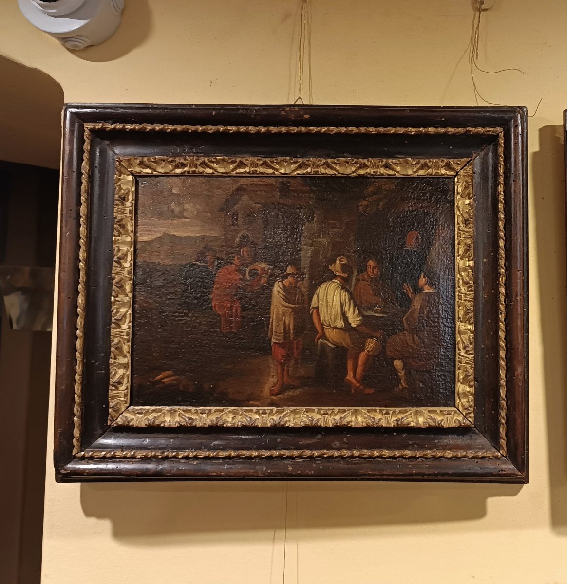 Second Half Of The 17th Century Six Paintings With Popular Scenes-photo-2