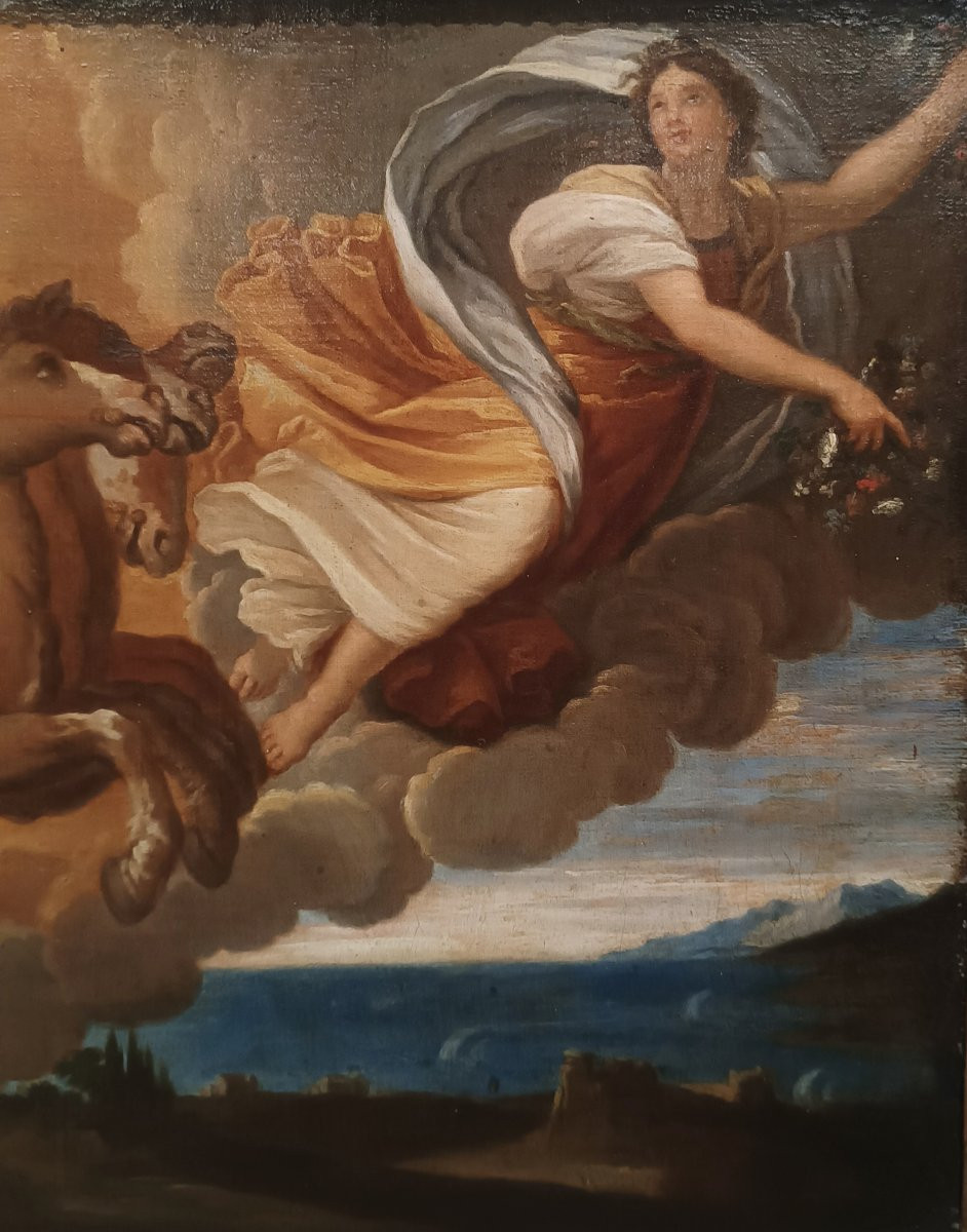 Mid-19th Century Painting "aurora" -photo-3