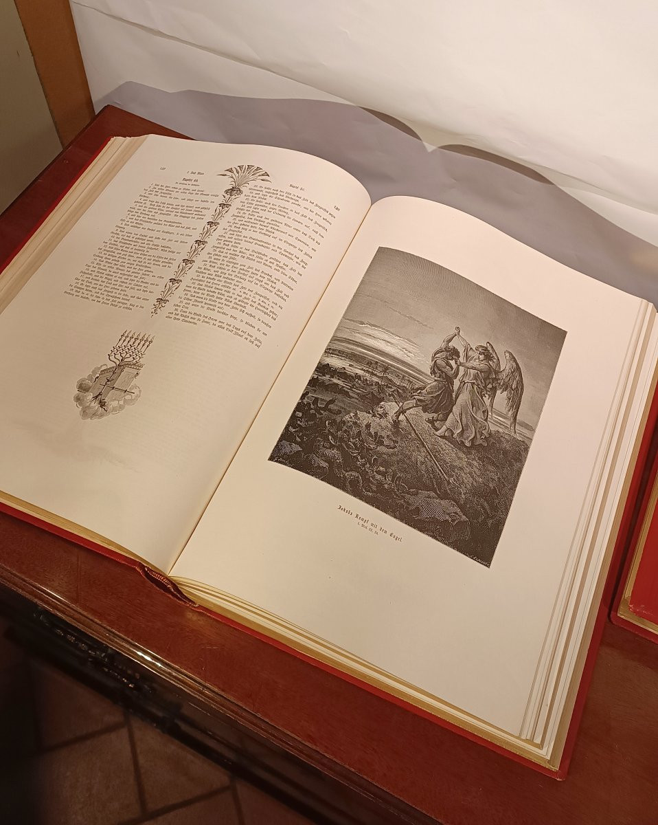 Second Half Of The 19th Century Bible With Illustrations By Gustav Doré-photo-5