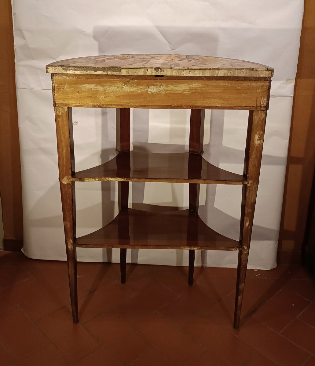 Early 19th Century Console Table With Marble Top-photo-5
