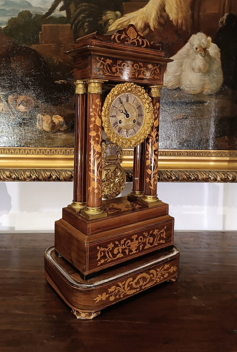Mid-19th Century Temple Clock With Bell-photo-3
