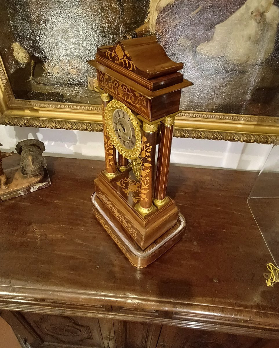 Mid-19th Century Temple Clock With Bell-photo-1