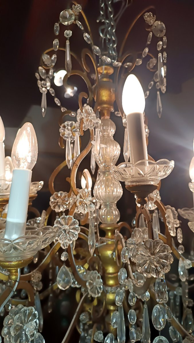 LUSTRE MARIA THERESA DU MILIEU DU 19ème SIÈCLE-photo-3