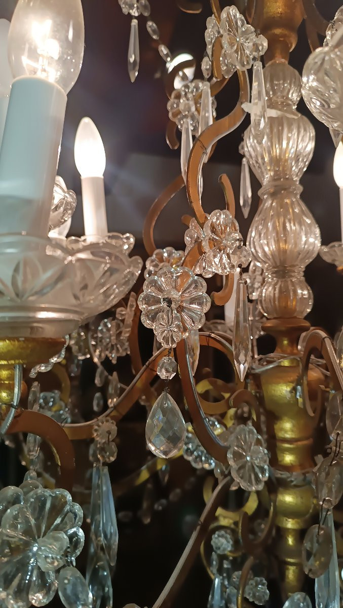 LUSTRE MARIA THERESA DU MILIEU DU 19ème SIÈCLE-photo-6