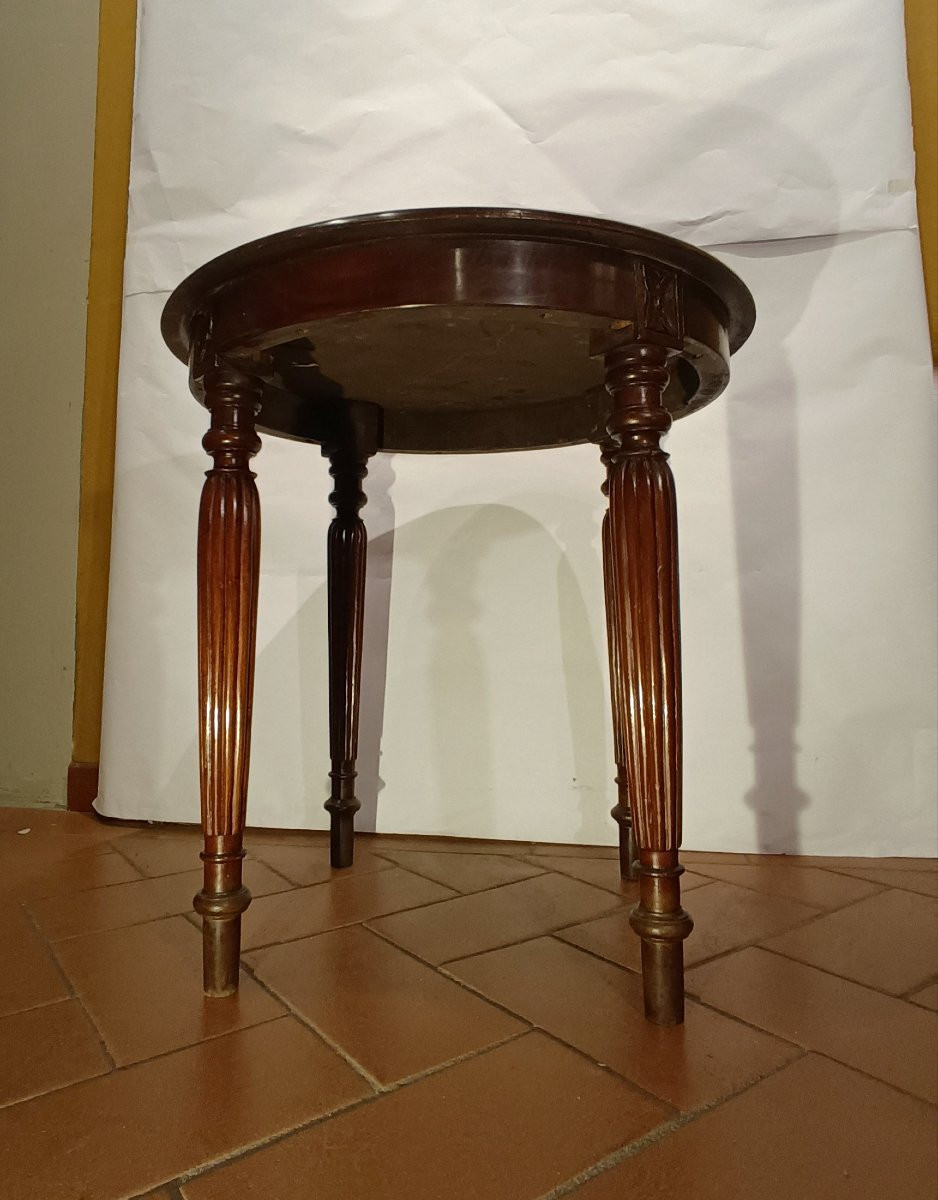 Late 19th Century Mahogany Coffee Table-photo-2