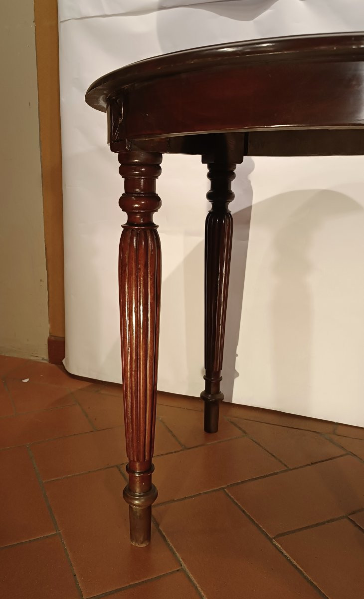 Late 19th Century Mahogany Coffee Table-photo-3