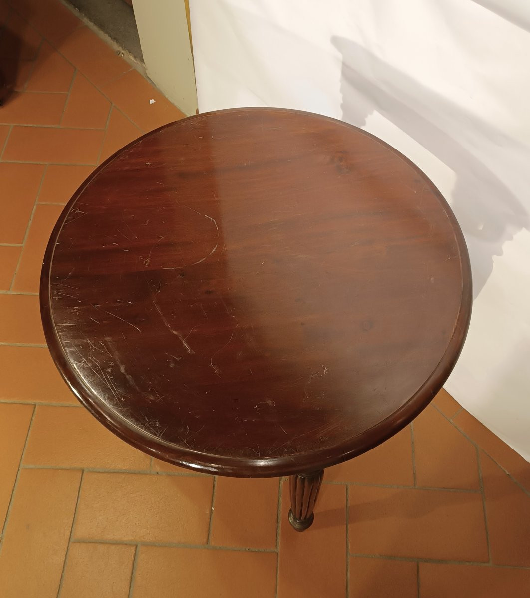 Late 19th Century Mahogany Coffee Table-photo-1