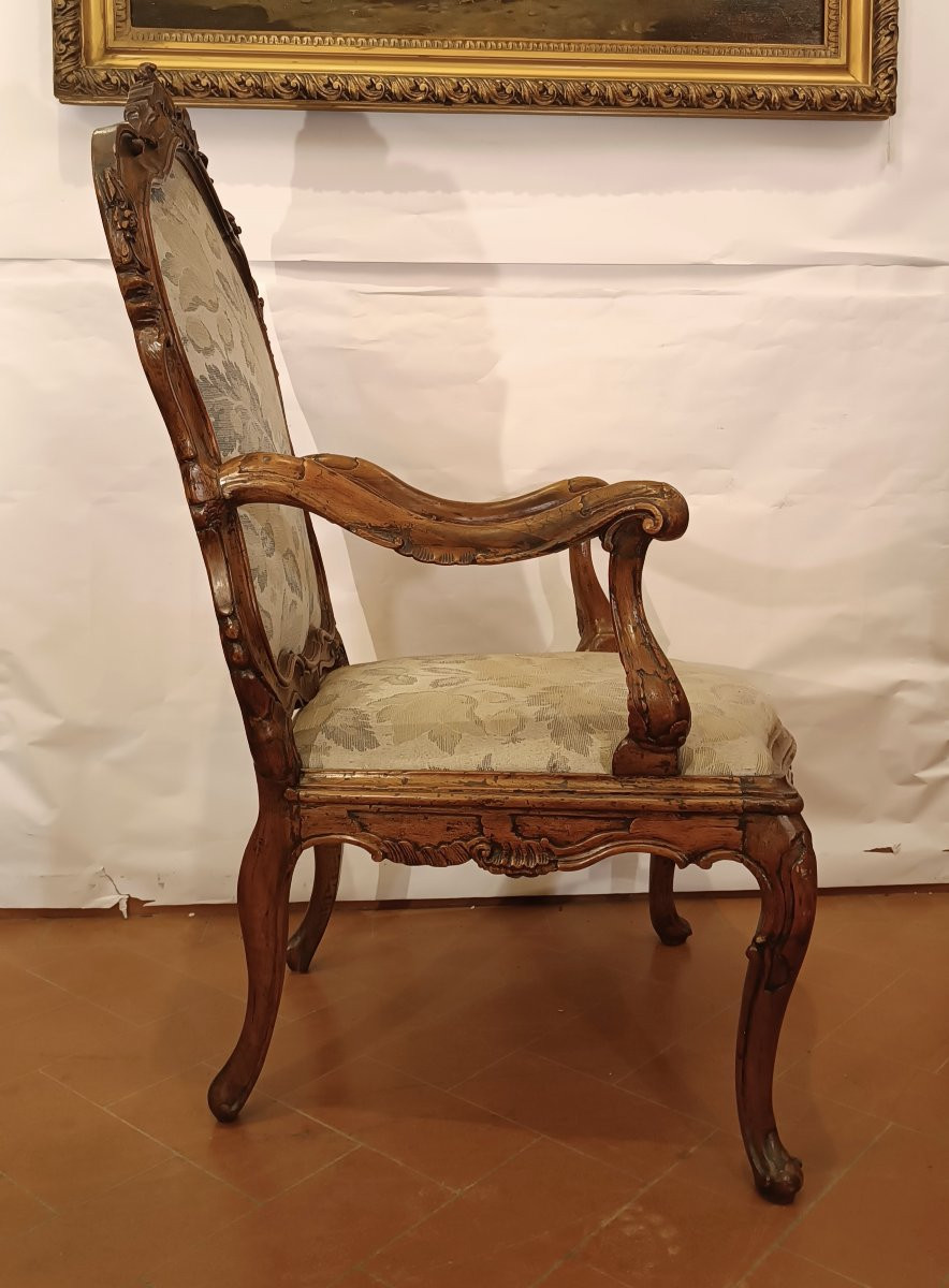 QUATRE FAUTEUILS "CA' REZZONICO" MILIEU DU 18ème SIÈCLE-photo-7