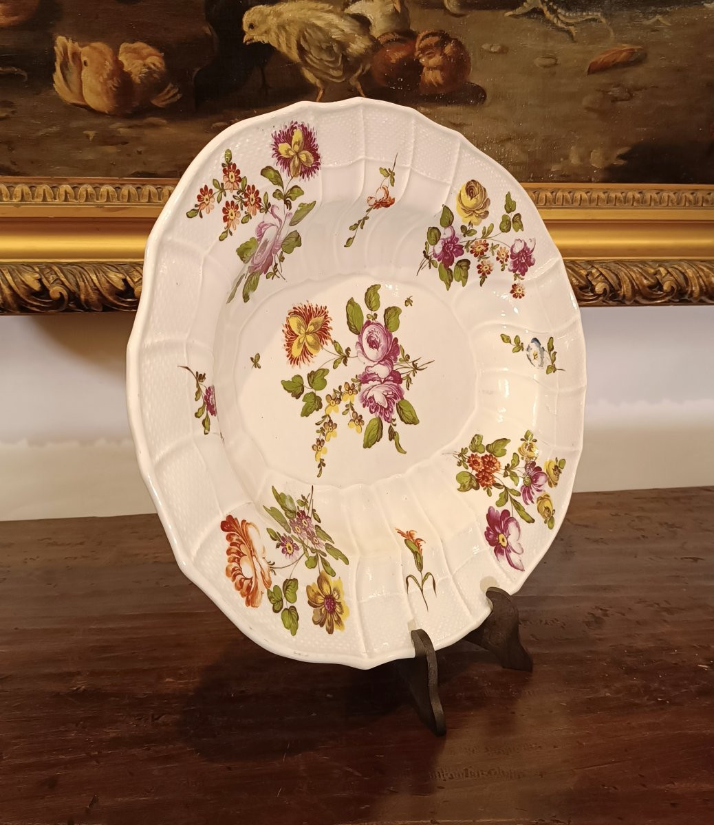 18th-century Vienna Porcelain Tray Plate-photo-4