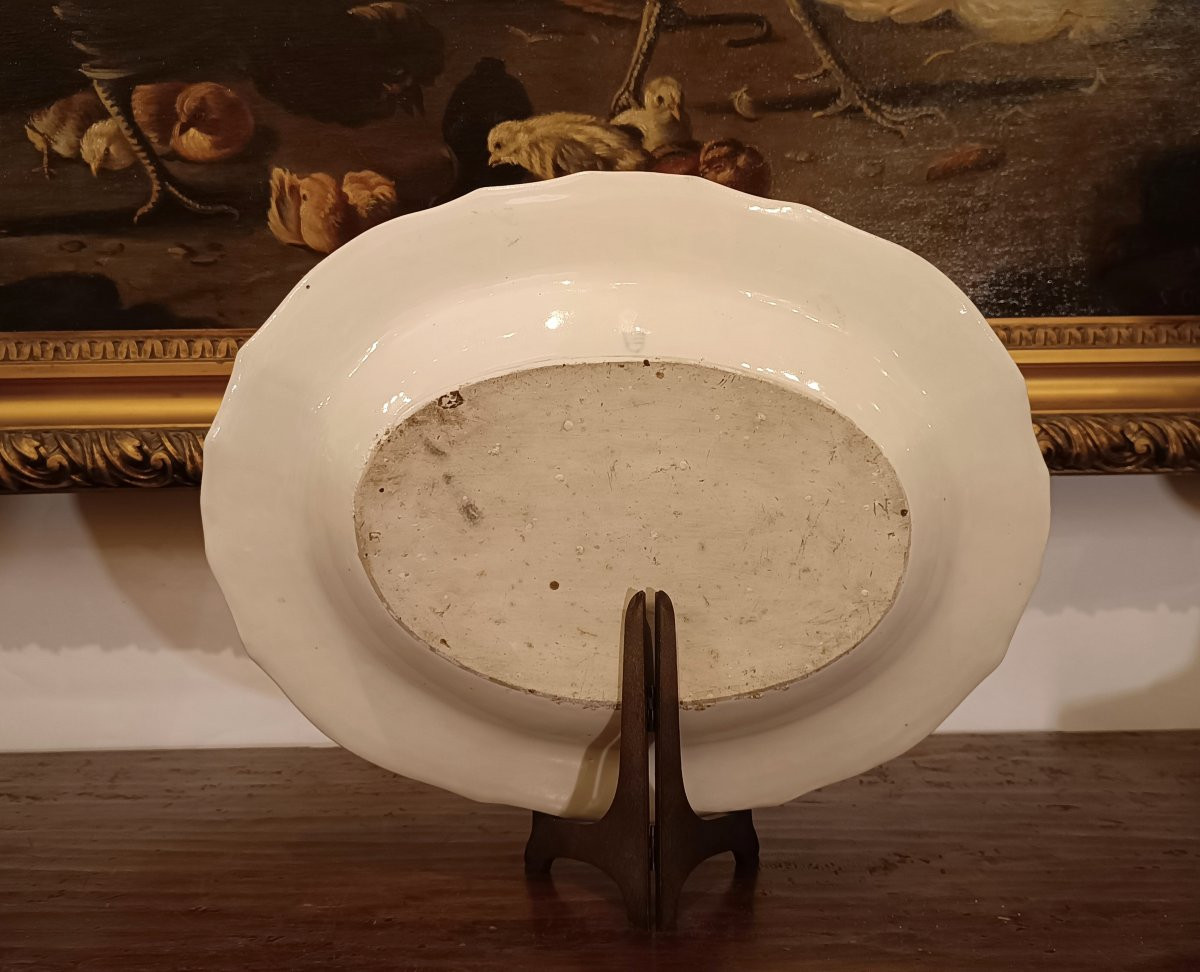 18th-century Vienna Porcelain Tray Plate-photo-5