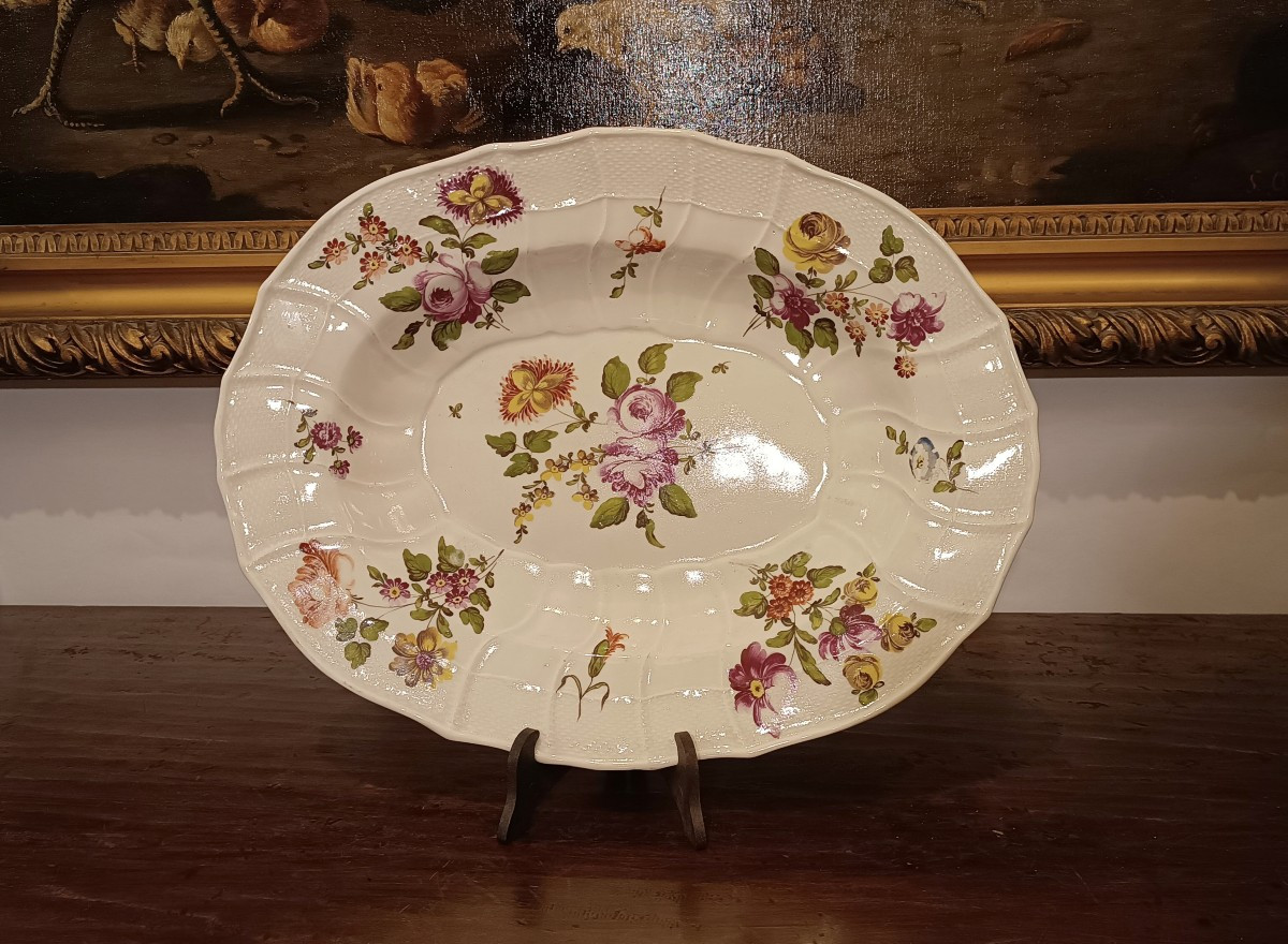 18th-century Vienna Porcelain Tray Plate