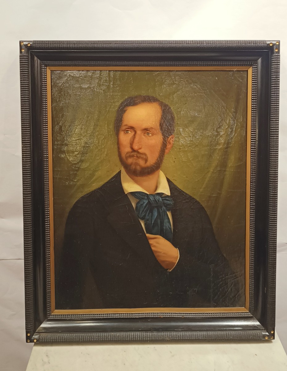  Mid-19th Century Portrait Of A Gentleman