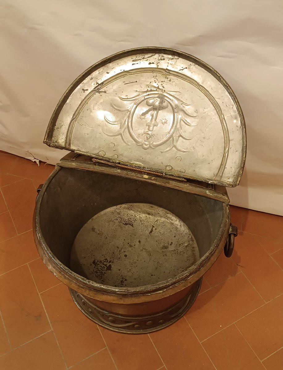 First Half Of The 18th Century Large Copper Pot-photo-6