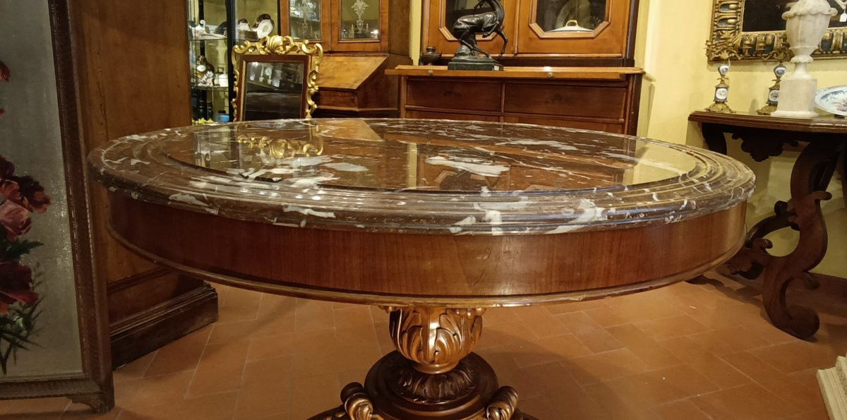 Mid-19th Century Louis Philippe Coffee Table-photo-1
