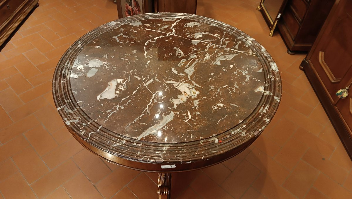 Mid-19th Century Louis Philippe Coffee Table-photo-4