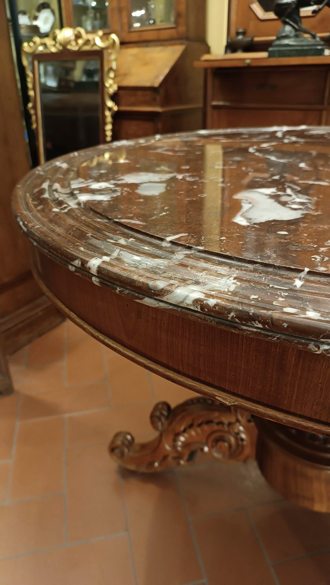 Mid-19th Century Louis Philippe Coffee Table-photo-5