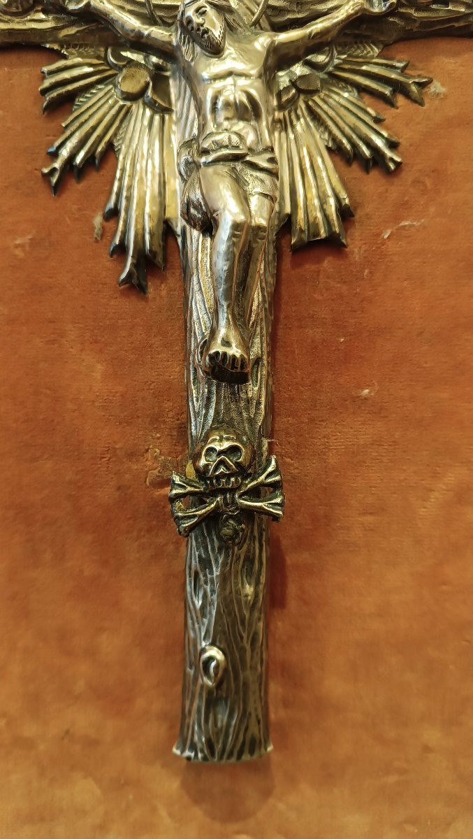 Early 19th Century Silver Crucifix-photo-4