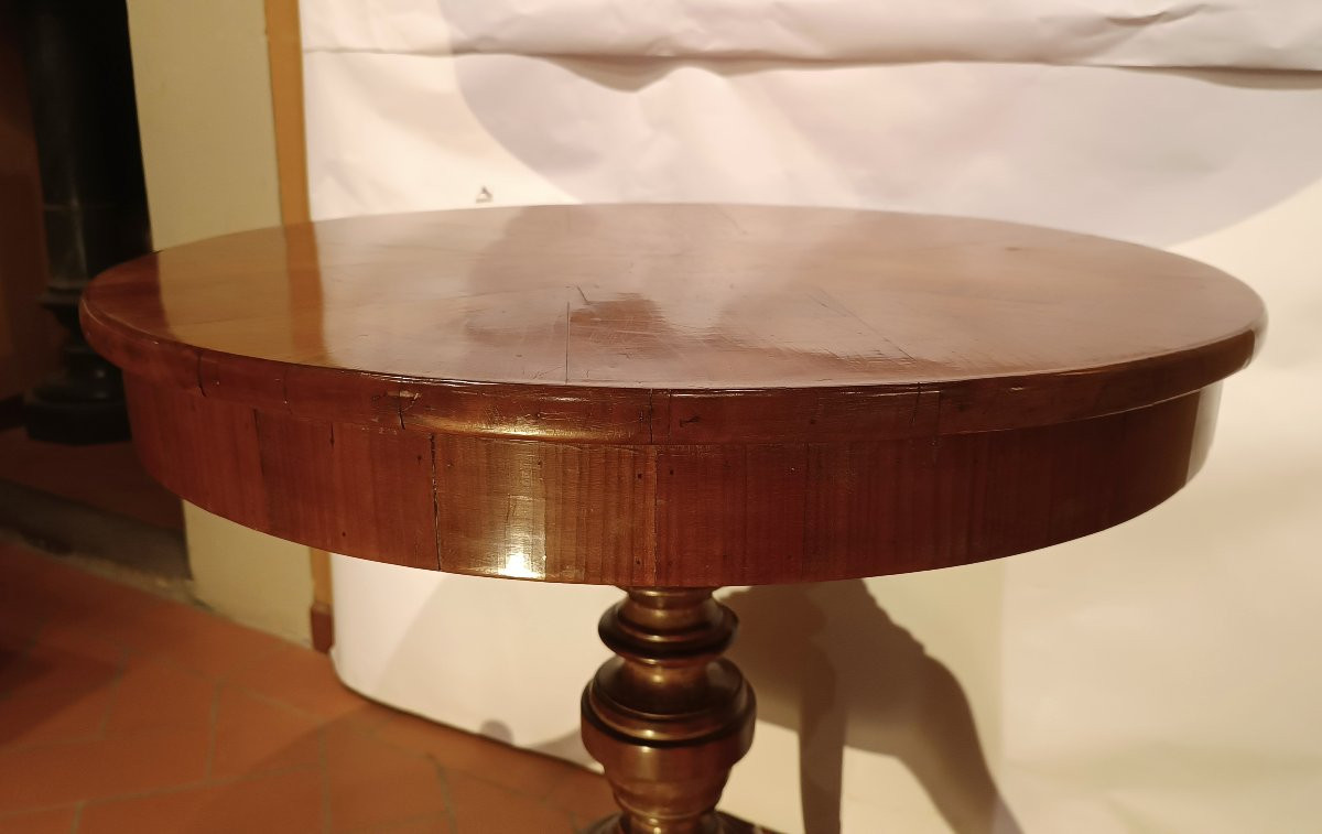 Mid-19th Century Veneer Cherry Table-photo-2