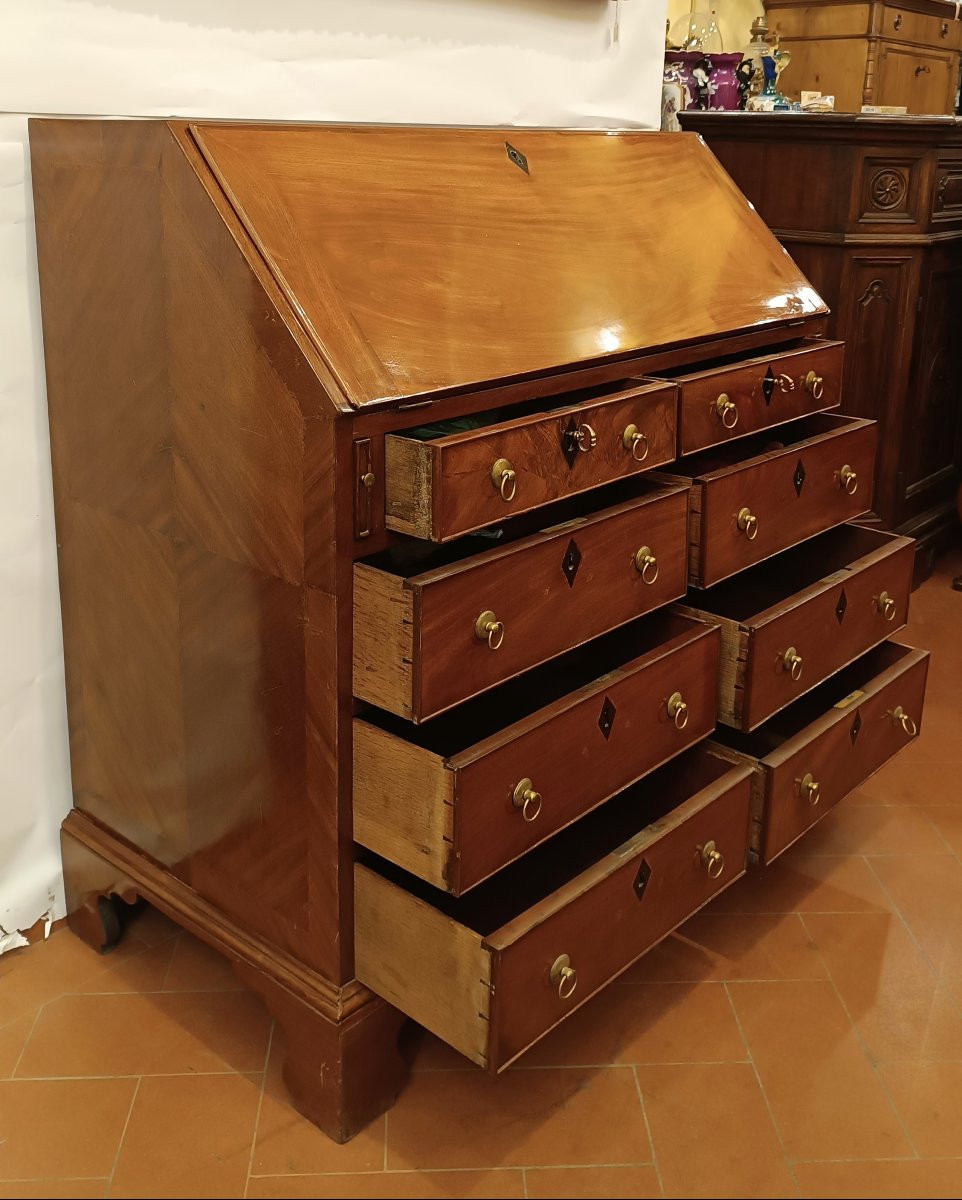 Mid-19th Century Victorian Mahogany Drop-leaf Cabinet-photo-1