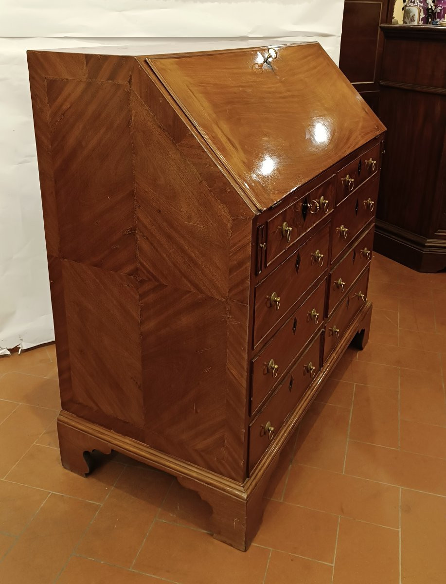 Mid-19th Century Victorian Mahogany Drop-leaf Cabinet-photo-2