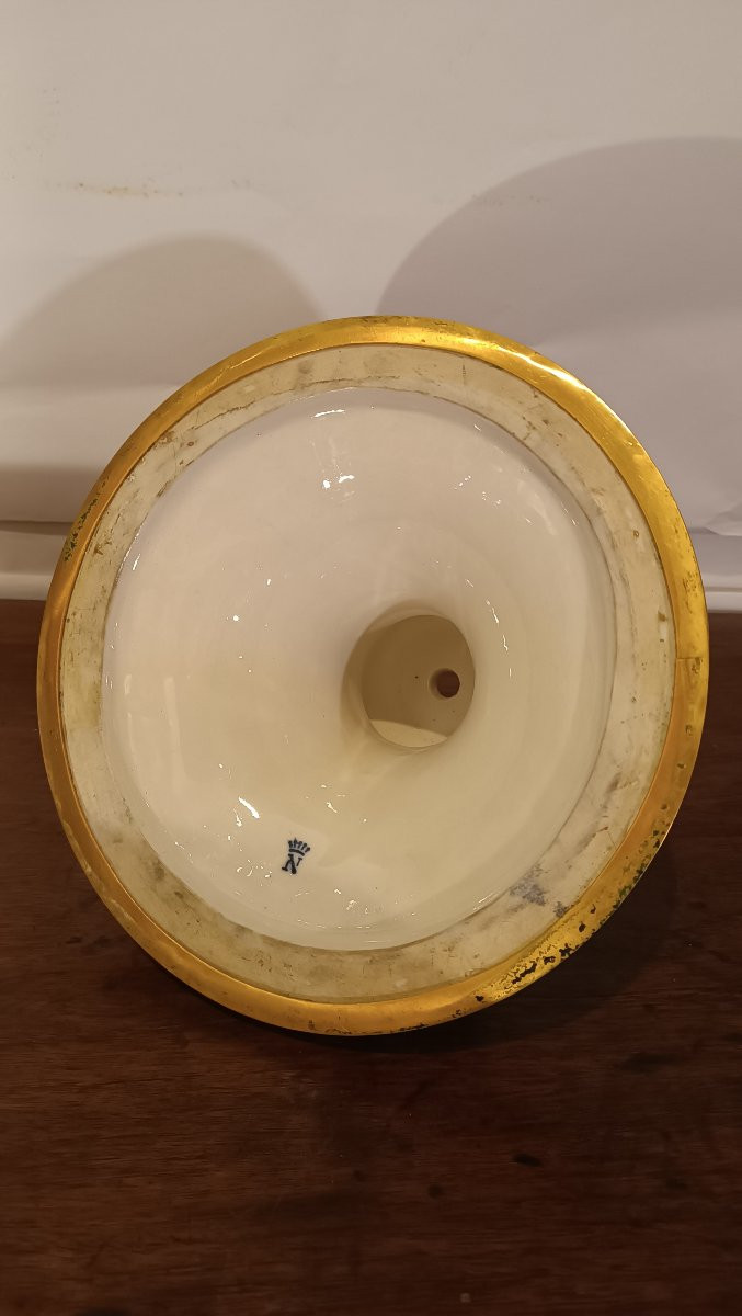 VASE GINORI CAPODIMONTE SECONDE MOITIÉ DU 19ème SIÈCLE-photo-1