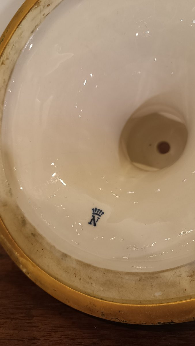 VASE GINORI CAPODIMONTE SECONDE MOITIÉ DU 19ème SIÈCLE-photo-2