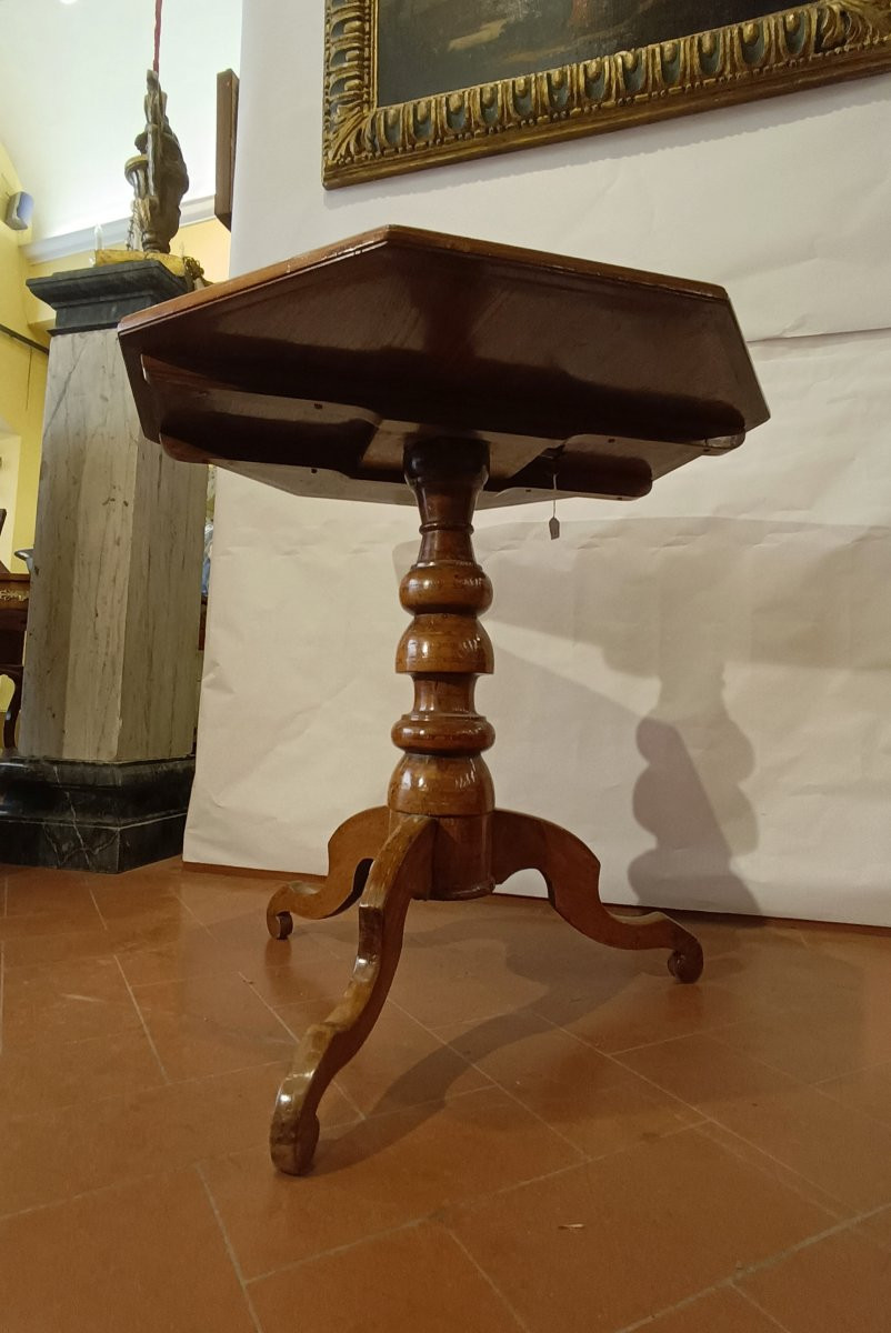 TABLE BASSE MARQUETÉE SECONDE MOITIÉ DU 19ème SIÈCLE-photo-3