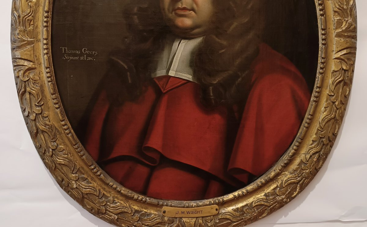 PORTRAIT DE THOMAS GEERS SECONDE MOITIÉ DU 17ème SIÈCLE-photo-3