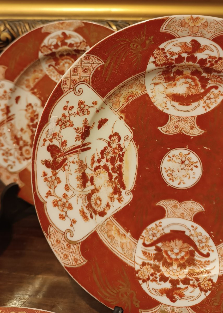 Second Half Of The 19th Century Eleven Imari Porcelain Plates-photo-1