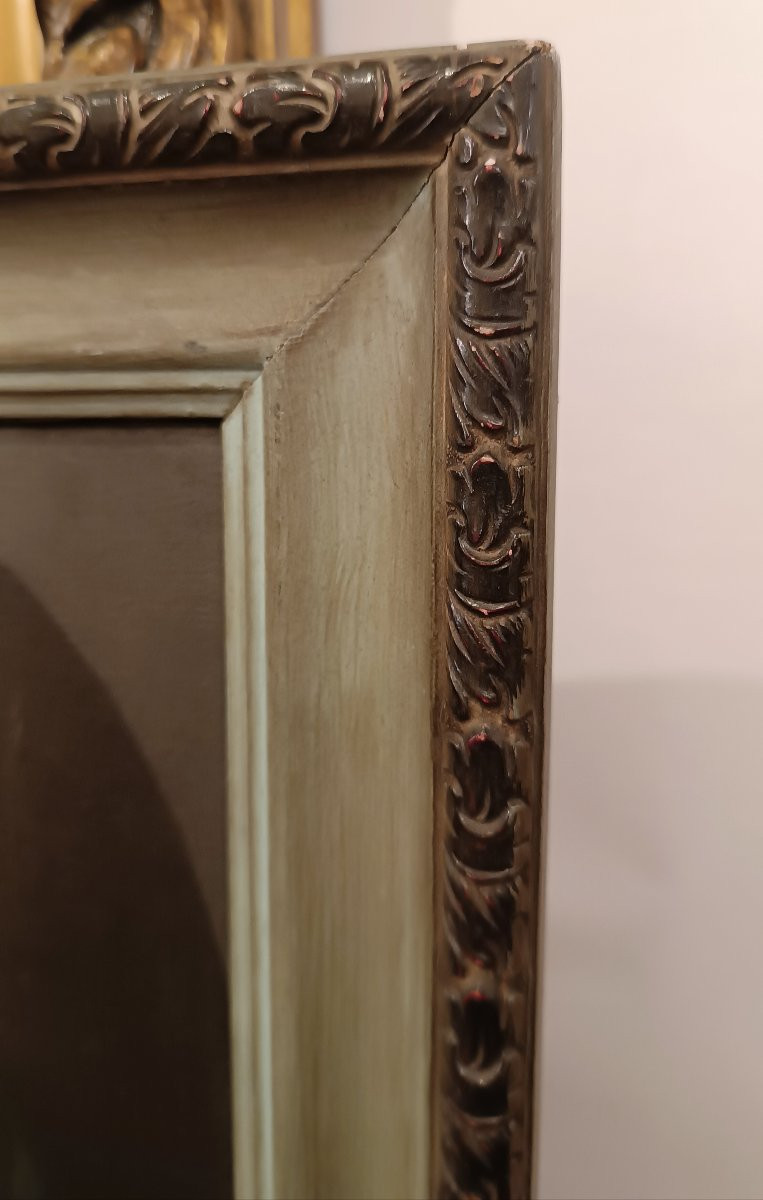 TABLEAU DE NOTRE-DAME DES DOULEURS SECONDE MOITIÉ DU 19ème SIÈCLE-photo-3